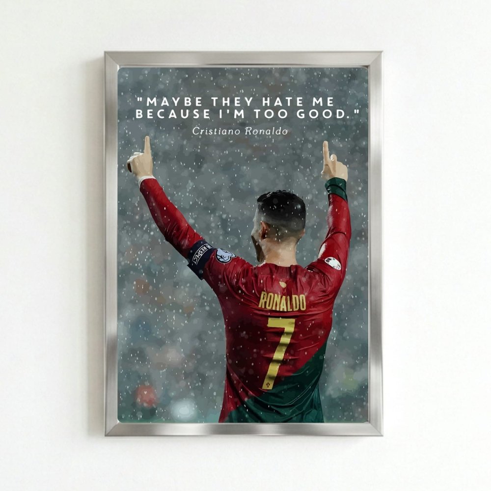 cr7, cristiano ronaldo - Vibes Districtcr7, cristiano ronaldo poster SilverVibes District