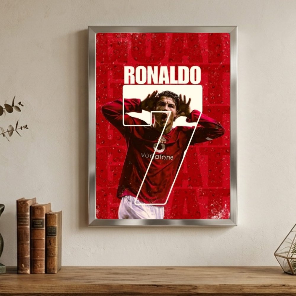 cr7, cristiano ronaldo - Vibes Districtcr7, cristiano ronaldo poster SilverVibes District