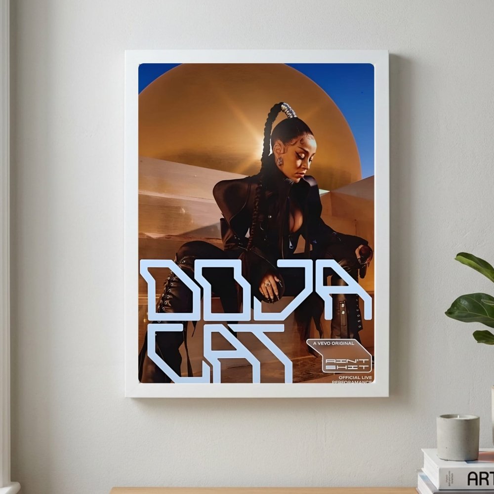 Doja Cat Poster with Frame - Vibes DistrictDoja Cat Poster with Frame poster GoldVibes District