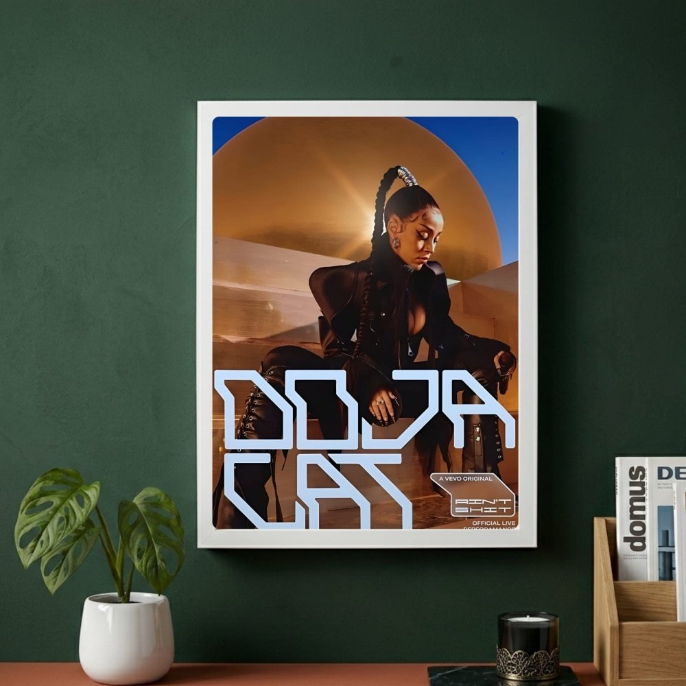 Doja Cat Poster with Frame - Vibes DistrictDoja Cat Poster with Frame poster GoldVibes District