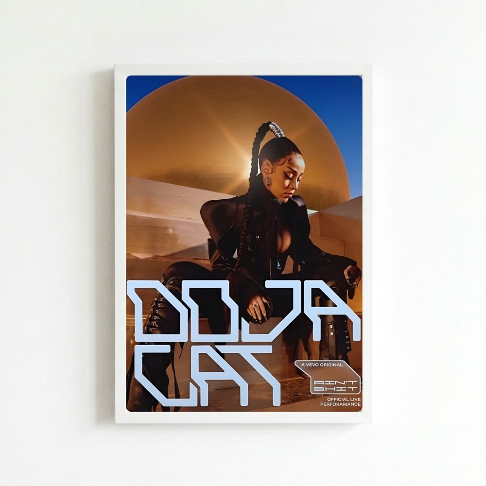 Doja Cat Poster with Frame - Vibes DistrictDoja Cat Poster with Frame poster BiancoVibes District