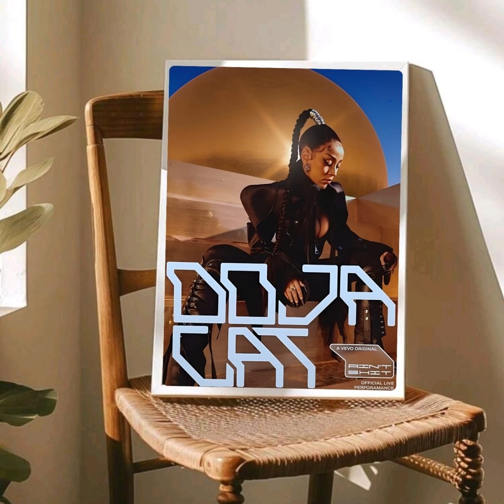 Doja Cat Poster with Frame - Vibes DistrictDoja Cat Poster with Frame poster GoldVibes District