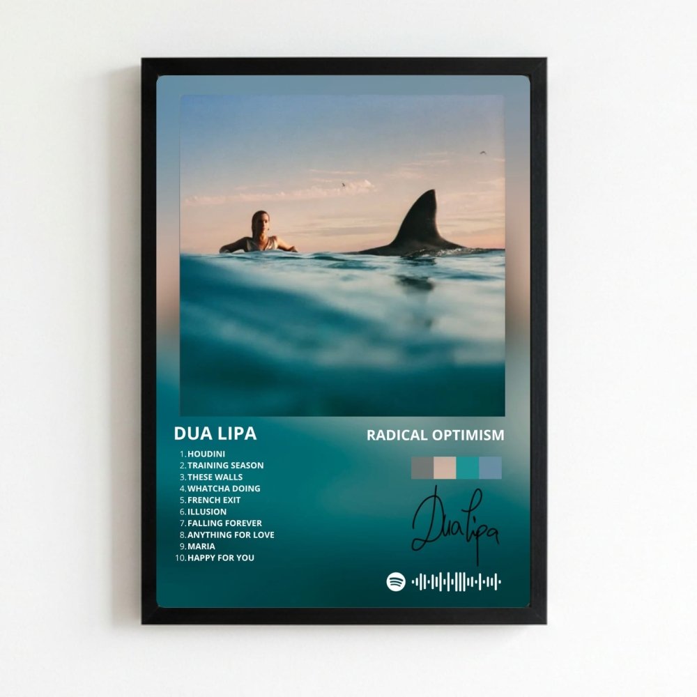 Dua Lipa - Radical Optimism Poster with Frame - Vibes DistrictDua Lipa - Radical Optimism Poster with Frame poster NeroVibes District