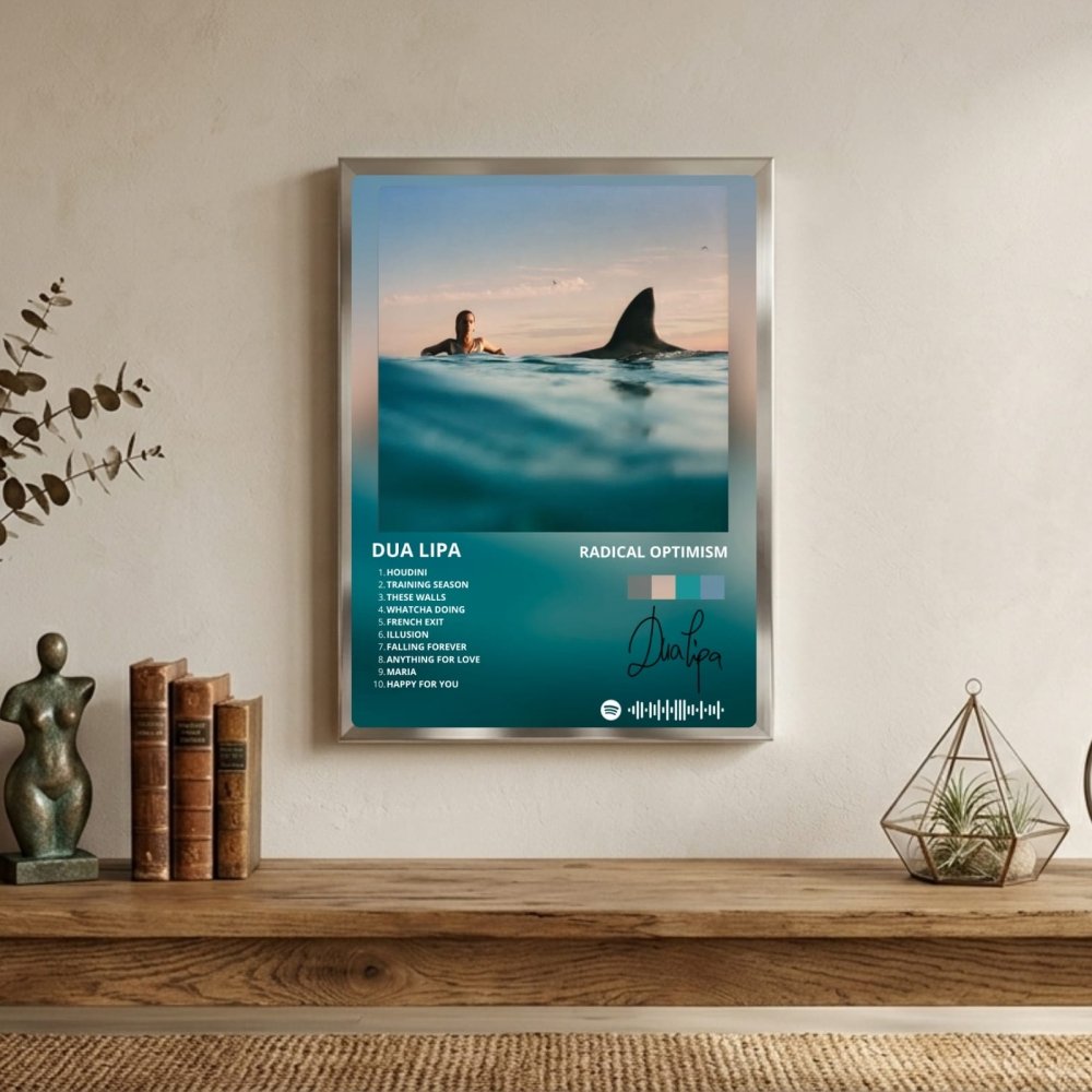Dua Lipa - Radical Optimism Poster with Frame - Vibes DistrictDua Lipa - Radical Optimism Poster with Frame poster BiancoVibes District