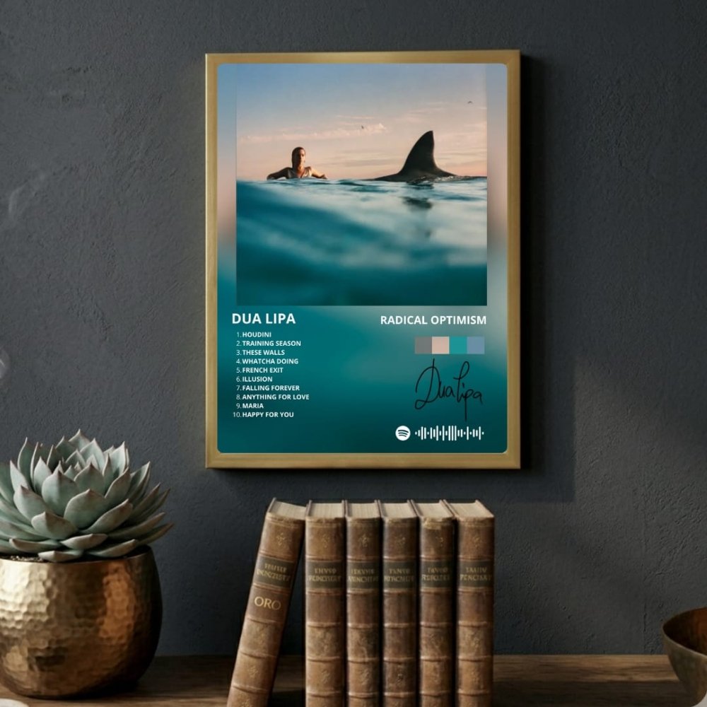 Dua Lipa - Radical Optimism Poster with Frame - Vibes DistrictDua Lipa - Radical Optimism Poster with Frame poster BiancoVibes District
