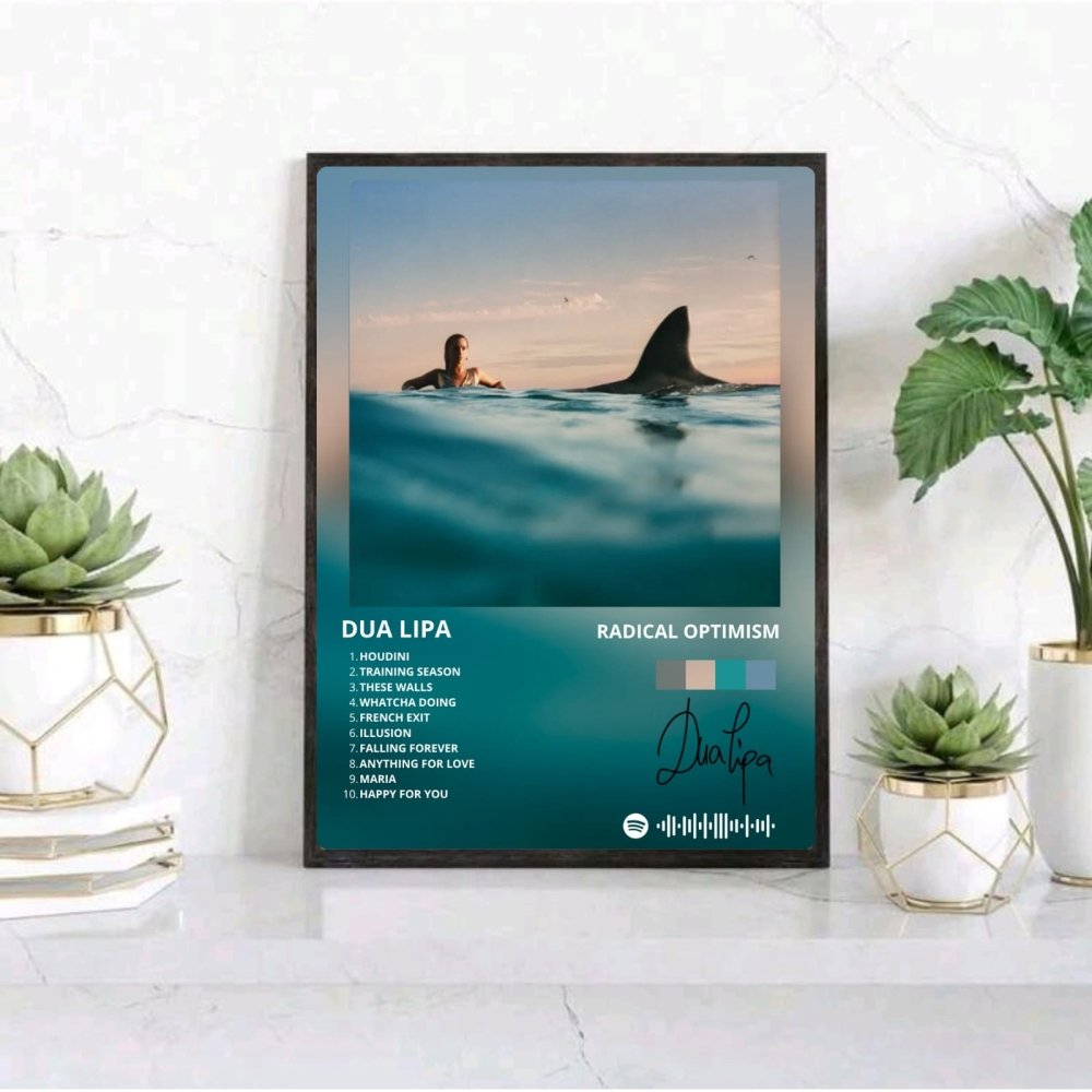 Dua Lipa - Radical Optimism Poster with Frame - Vibes DistrictDua Lipa - Radical Optimism Poster with Frame poster BiancoVibes District