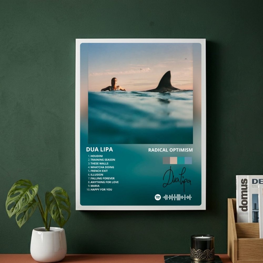 Dua Lipa - Radical Optimism Poster with Frame - Vibes DistrictDua Lipa - Radical Optimism Poster with Frame poster BiancoVibes District