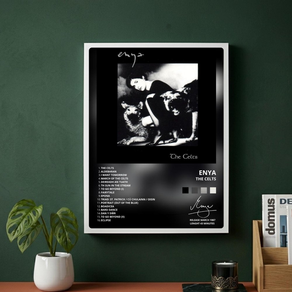 Enya - The Celts Poster with Frame - Vibes DistrictEnya - The Celts Poster with Frame BiancoVibes District