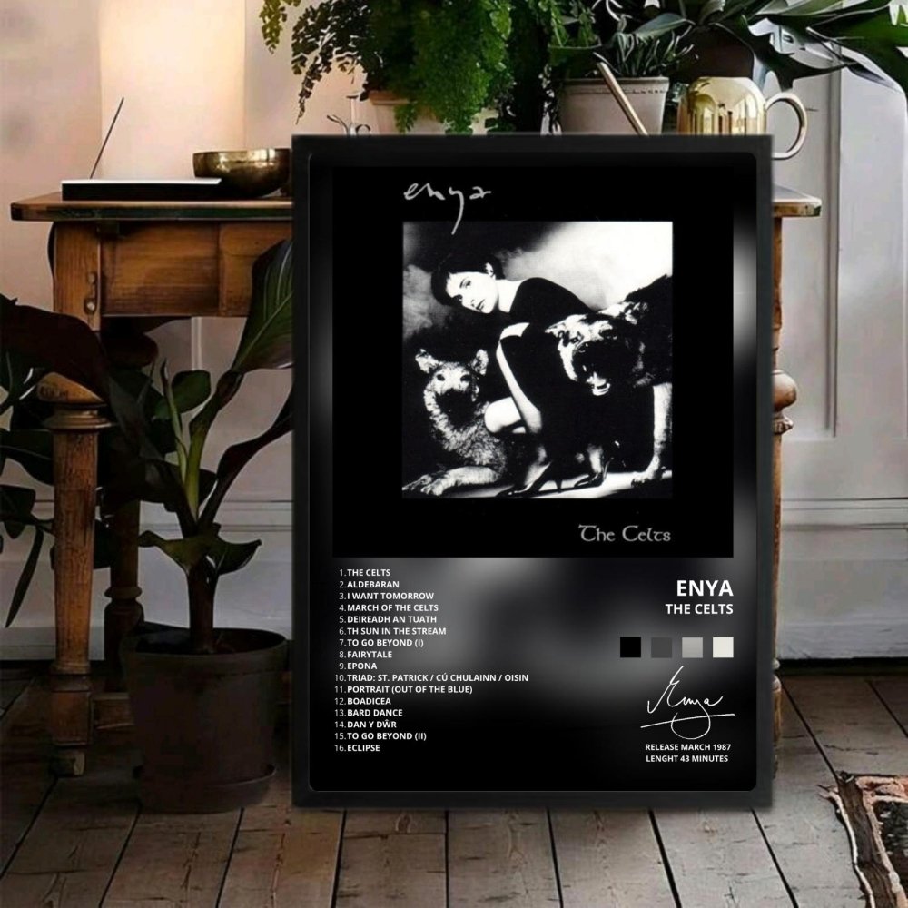 Enya - The Celts Poster with Frame - Vibes DistrictEnya - The Celts Poster with Frame NeroVibes District