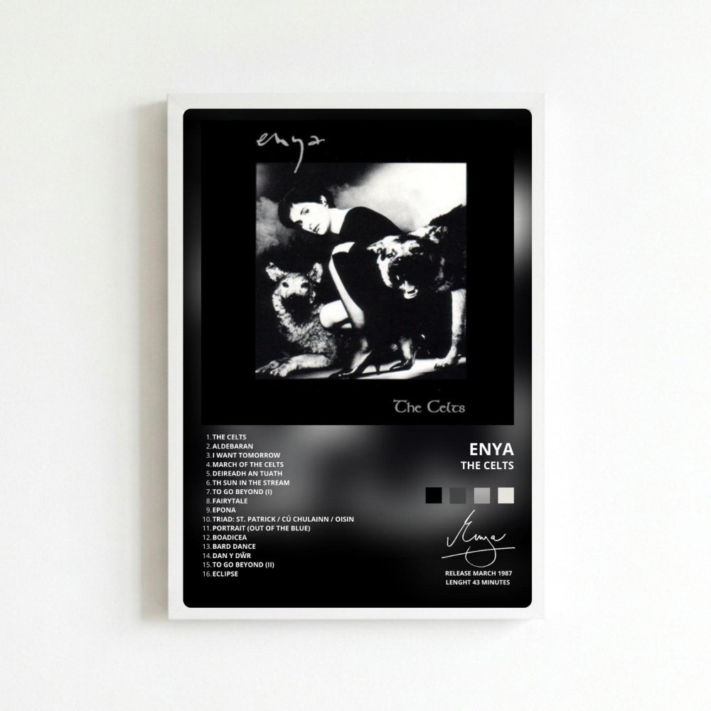 Enya - The Celts Poster with Frame - Vibes DistrictEnya - The Celts Poster with Frame BiancoVibes District