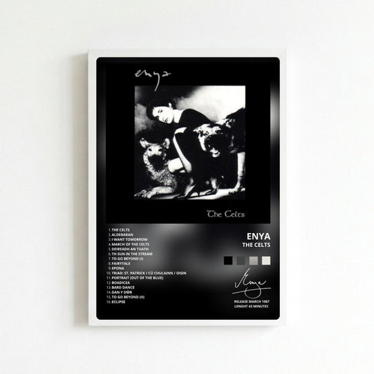 Enya - The Celts Poster with Frame - Vibes DistrictEnya - The Celts Poster with Frame BiancoVibes District