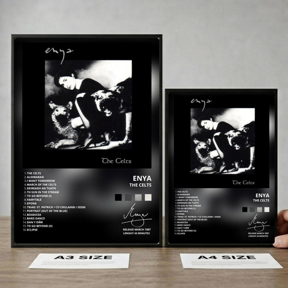 Enya - The Celts Poster with Frame - Vibes DistrictEnya - The Celts Poster with Frame SilverVibes District