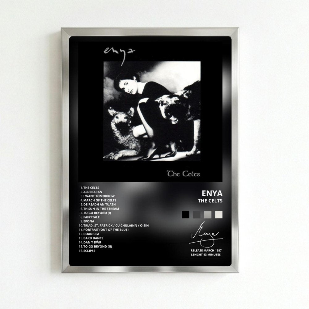 Enya - The Celts Poster with Frame - Vibes DistrictEnya - The Celts Poster with Frame SilverVibes District