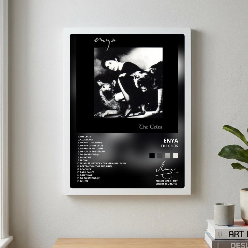 Enya - The Celts Poster with Frame - Vibes DistrictEnya - The Celts Poster with Frame BiancoVibes District
