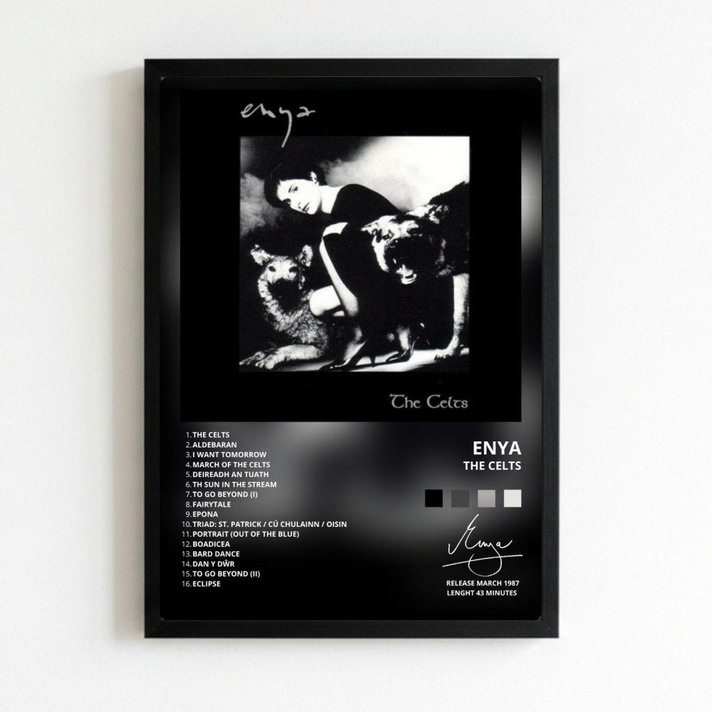 Enya - The Celts Poster with Frame - Vibes DistrictEnya - The Celts Poster with Frame NeroVibes District