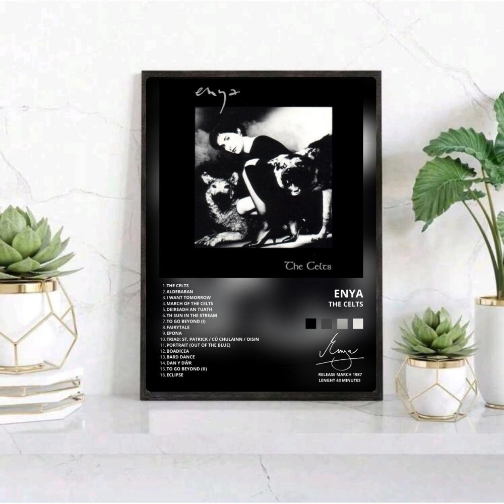 Enya - The Celts Poster with Frame - Vibes DistrictEnya - The Celts Poster with Frame BiancoVibes District