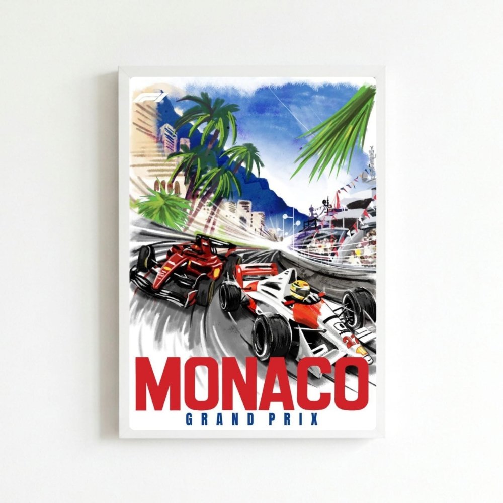 f1 poster monaco gp - Vibes Districtf1 poster monaco gp poster BiancoVibes District