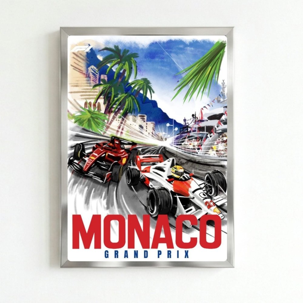 f1 poster monaco gp - Vibes Districtf1 poster monaco gp poster SilverVibes District