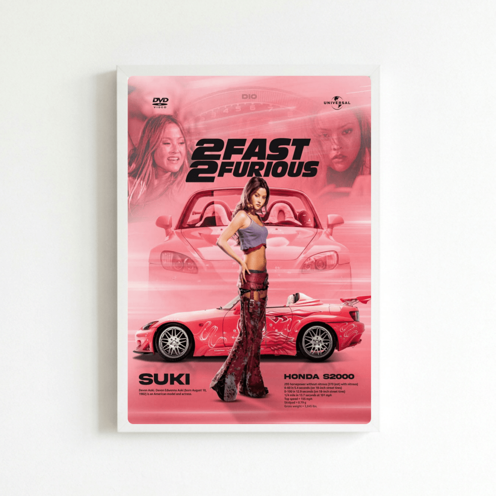 Fast & furious - Vibes DistrictFast & furious poster BiancoVibes District
