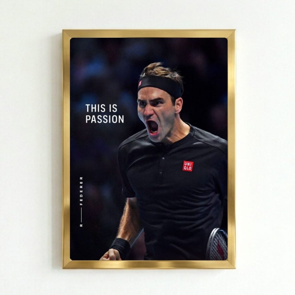 Federer roger - Vibes DistrictFederer roger poster GoldVibes District