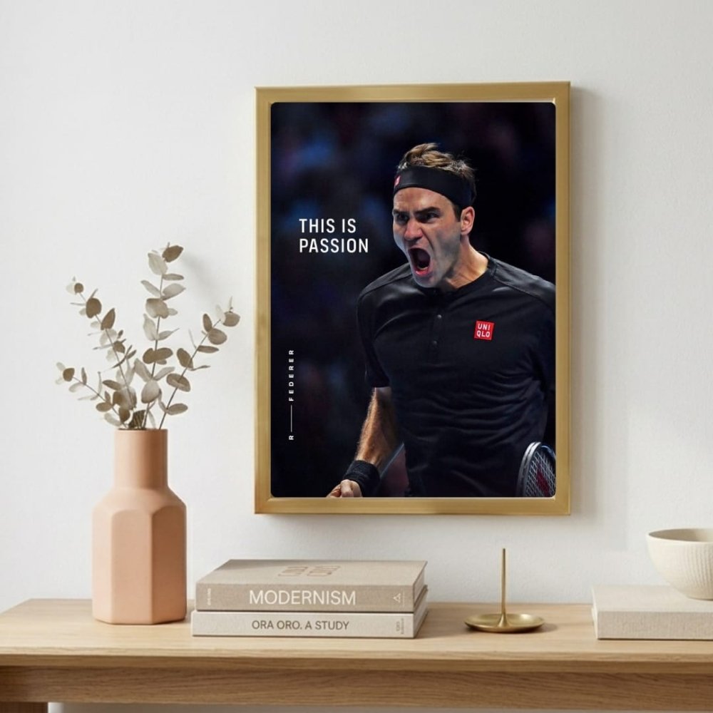 Federer roger - Vibes DistrictFederer roger poster GoldVibes District