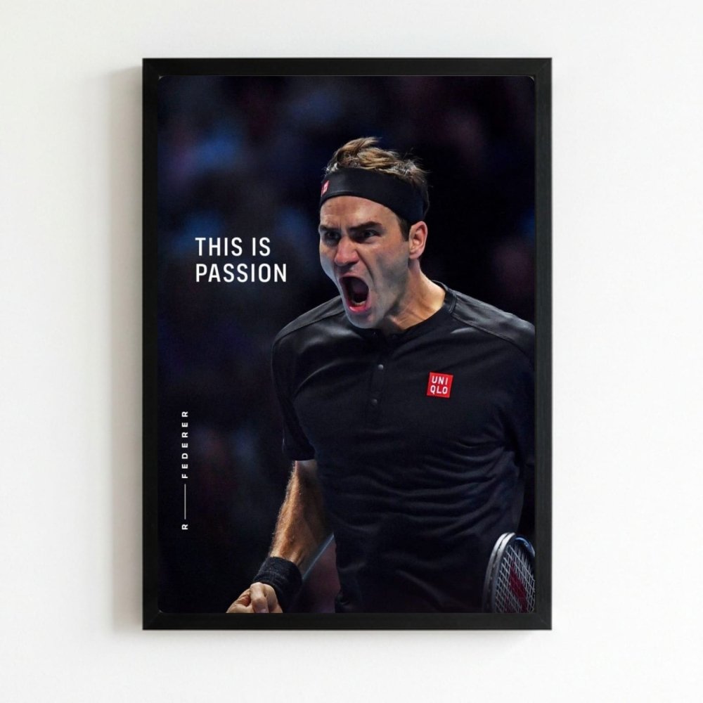 Federer roger - Vibes DistrictFederer roger poster NeroVibes District