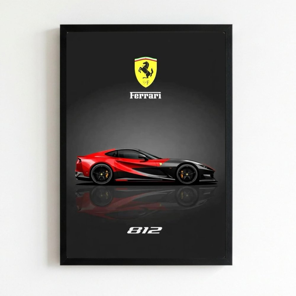 ferrari - car poster - Vibes Districtferrari - car poster NeroVibes District