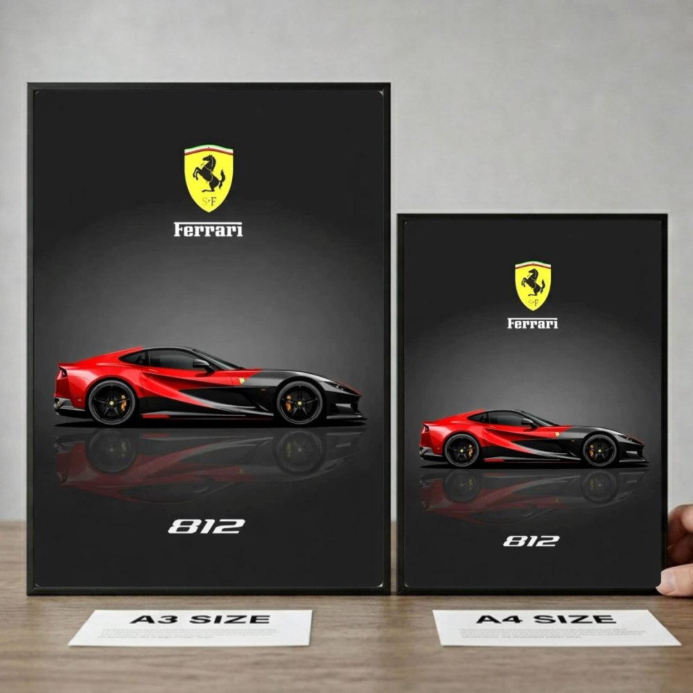 ferrari - car poster - Vibes Districtferrari - car poster SilverVibes District
