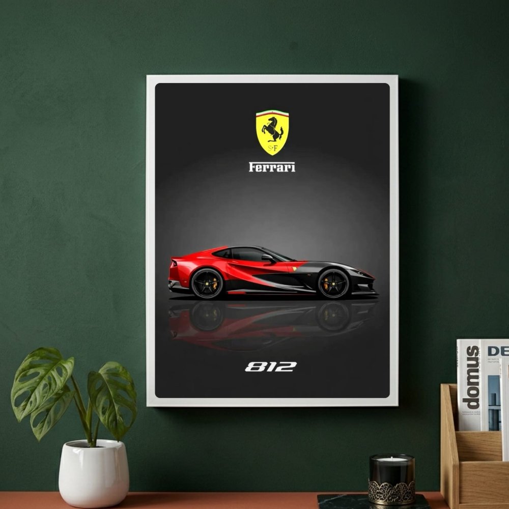 ferrari - car poster - Vibes Districtferrari - car poster SilverVibes District