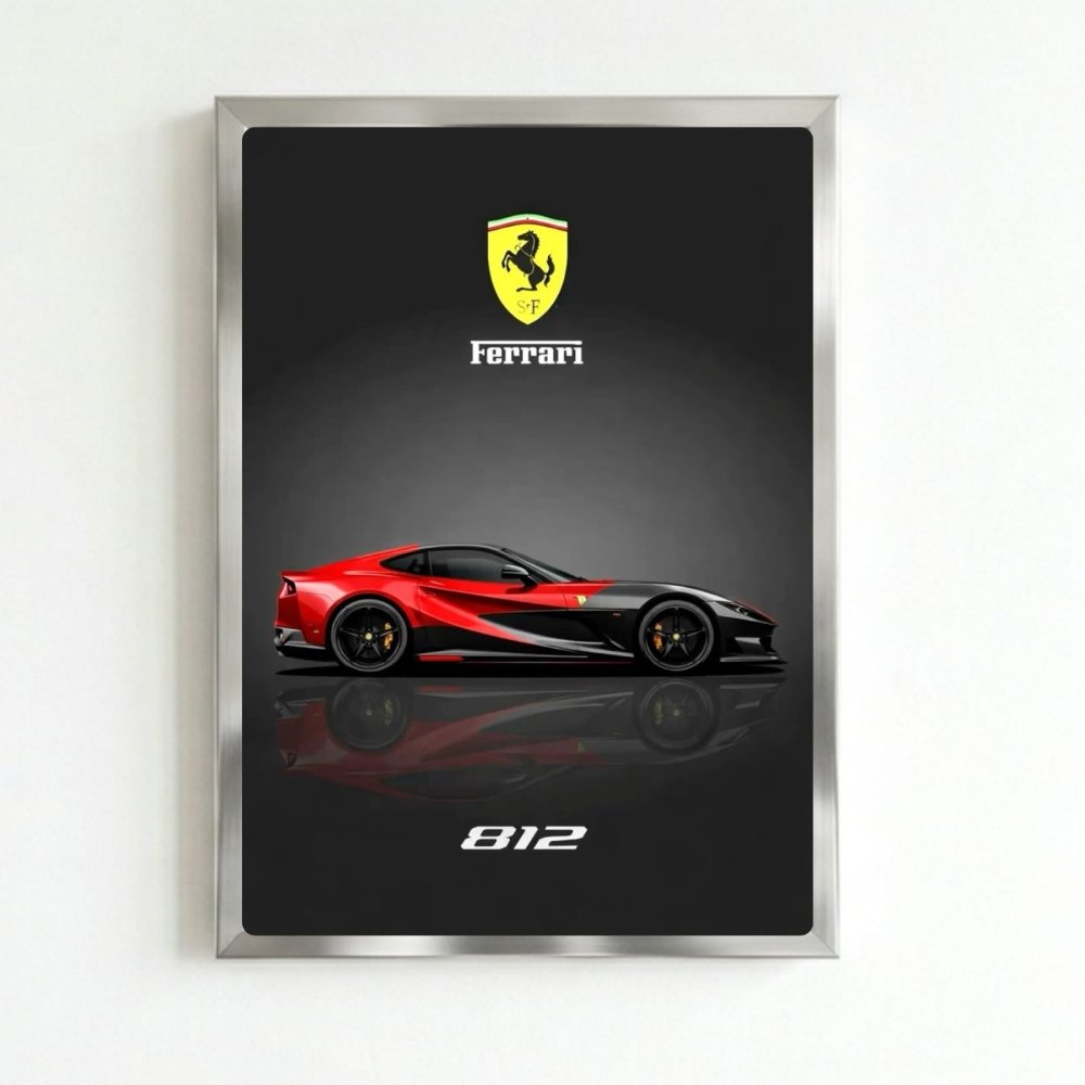 ferrari - car poster - Vibes Districtferrari - car poster SilverVibes District