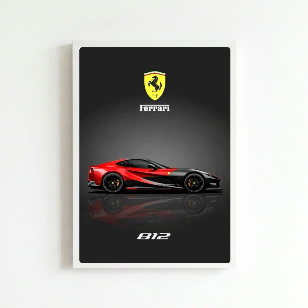 ferrari - car poster - Vibes Districtferrari - car poster BiancoVibes District