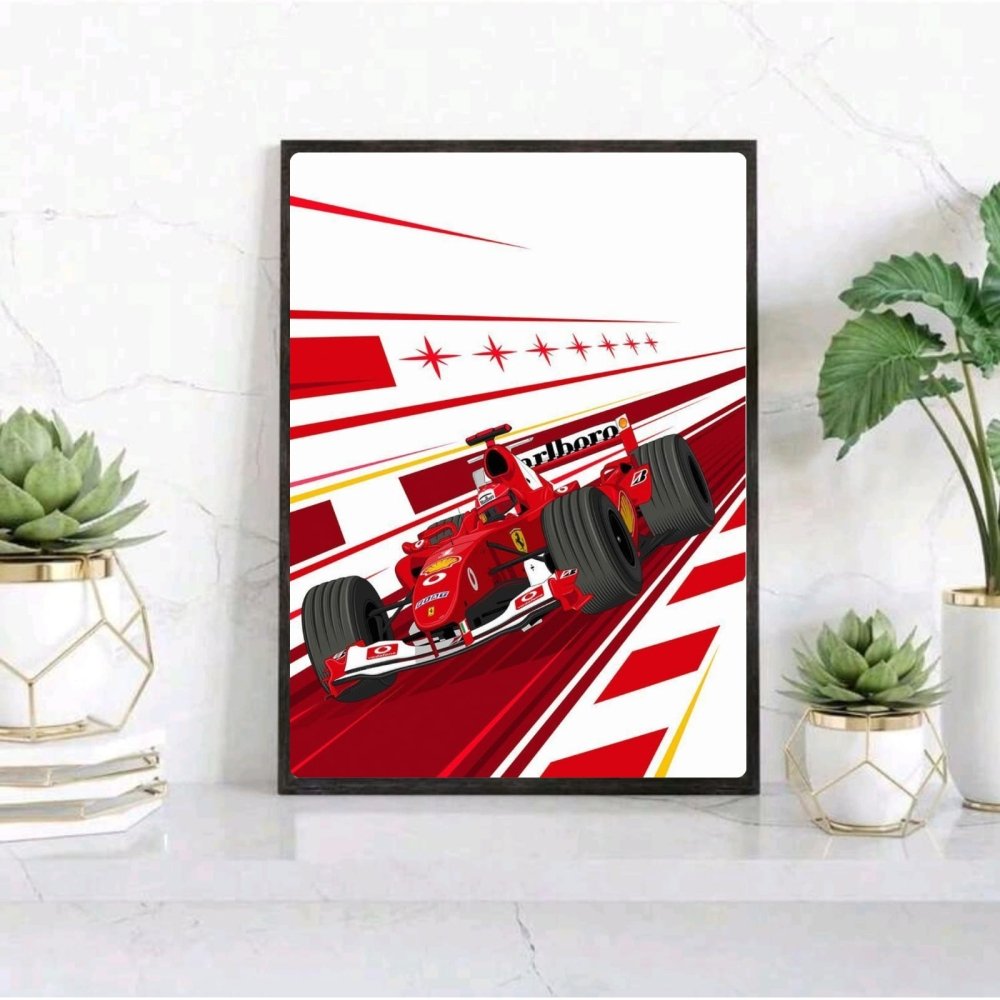 ferrari f1 - Vibes Districtferrari f1 poster GoldVibes District