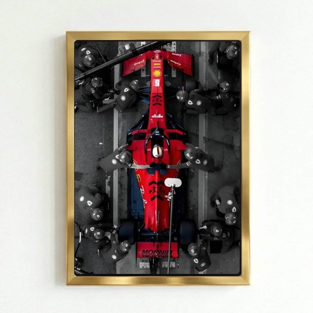 Ferrari f1 - Vibes DistrictFerrari f1 poster GoldVibes District