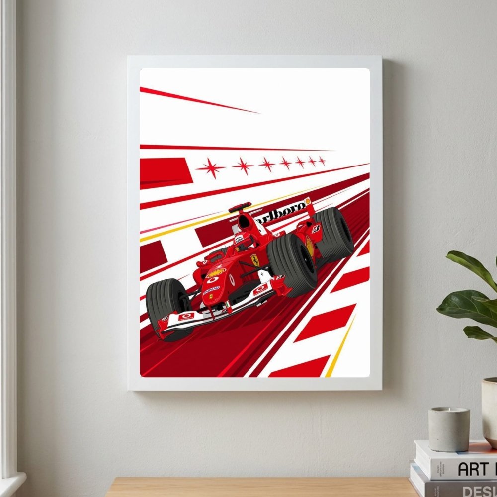 ferrari f1 - Vibes Districtferrari f1 poster GoldVibes District