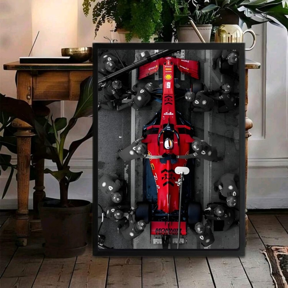 Ferrari f1 - Vibes DistrictFerrari f1 poster GoldVibes District
