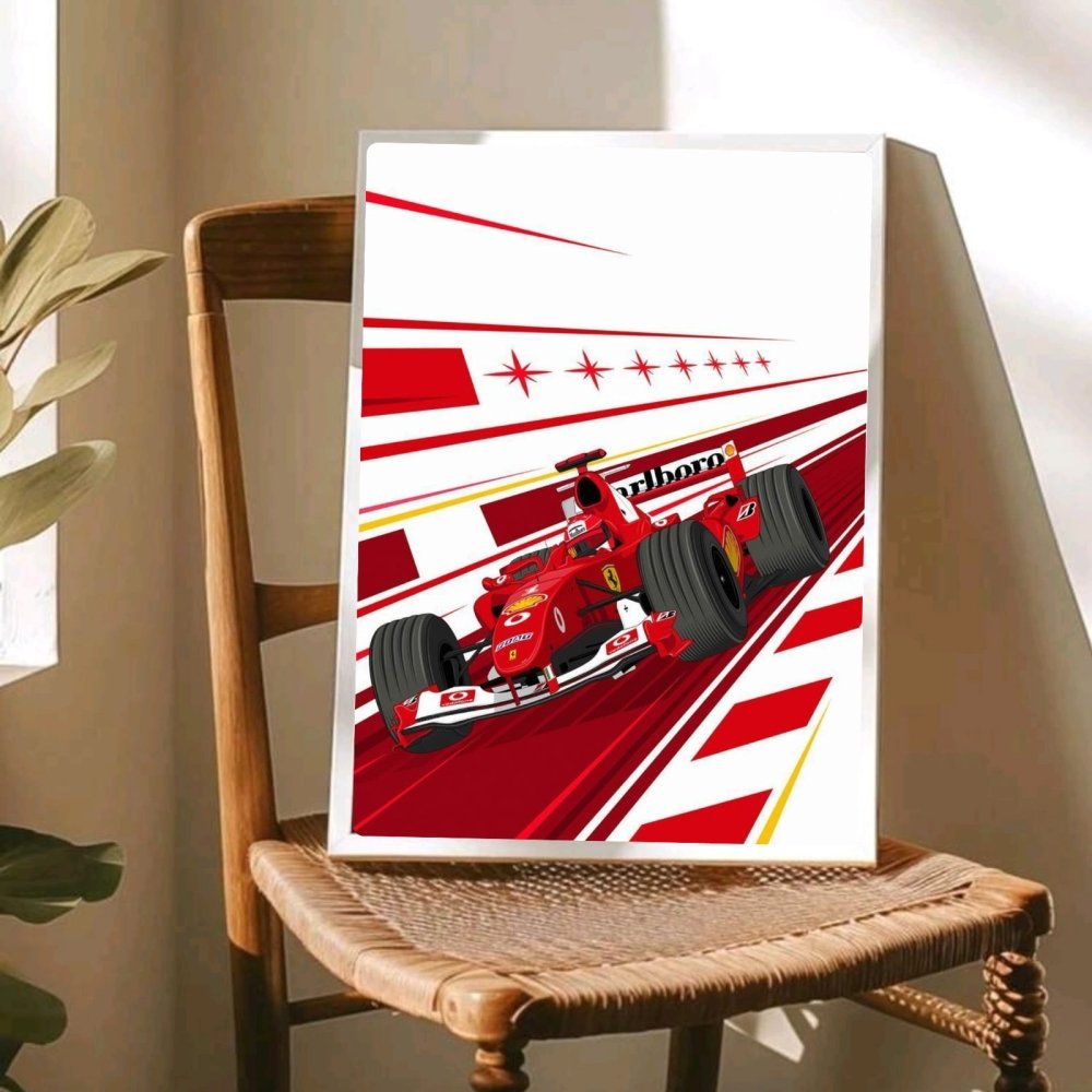 ferrari f1 - Vibes Districtferrari f1 poster GoldVibes District