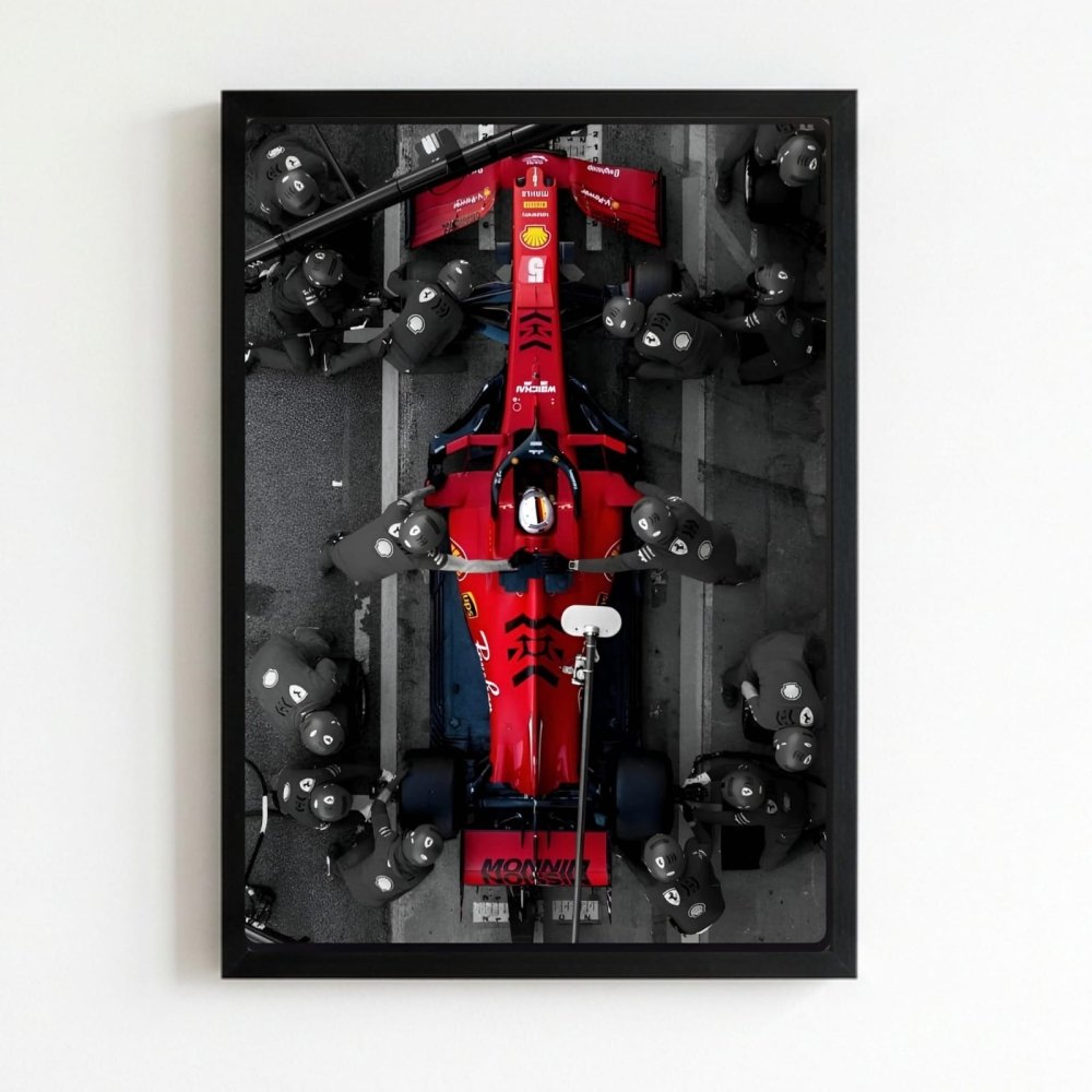 Ferrari f1 - Vibes DistrictFerrari f1 poster NeroVibes District