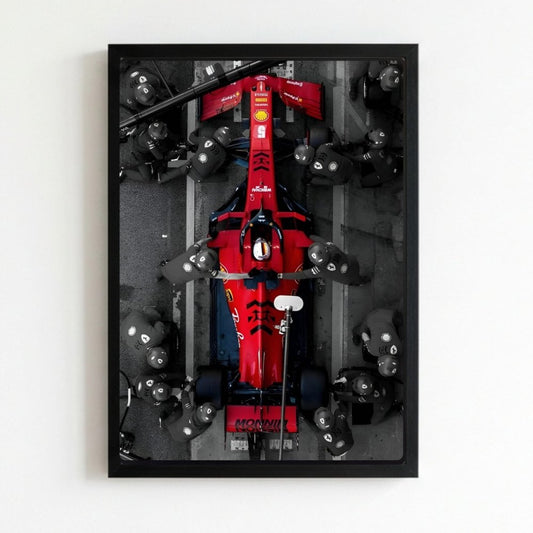 Ferrari f1 - Vibes DistrictFerrari f1 poster NeroVibes District