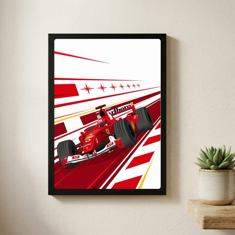 ferrari f1 - Vibes Districtferrari f1 poster GoldVibes District