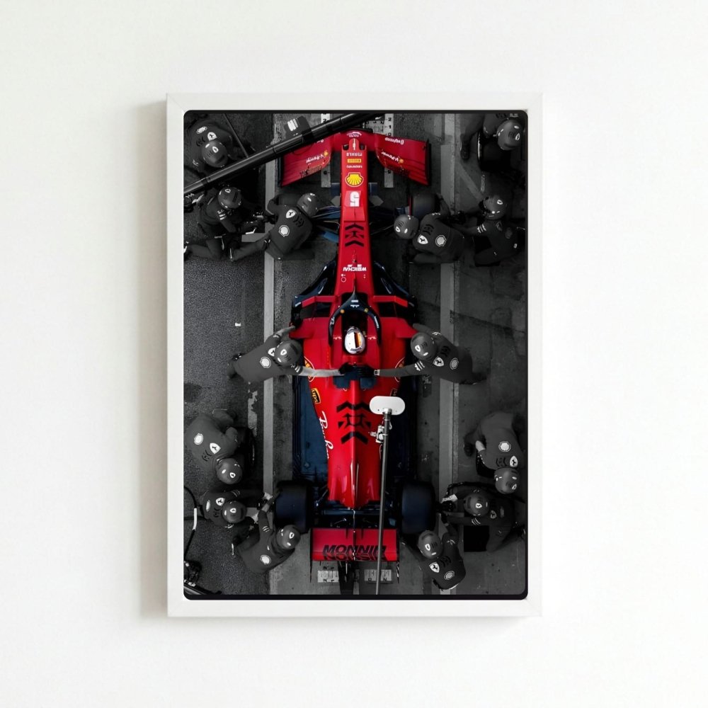 Ferrari f1 - Vibes DistrictFerrari f1 poster BiancoVibes District