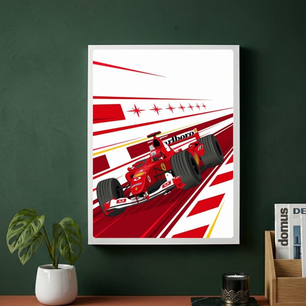 ferrari f1 - Vibes Districtferrari f1 poster GoldVibes District