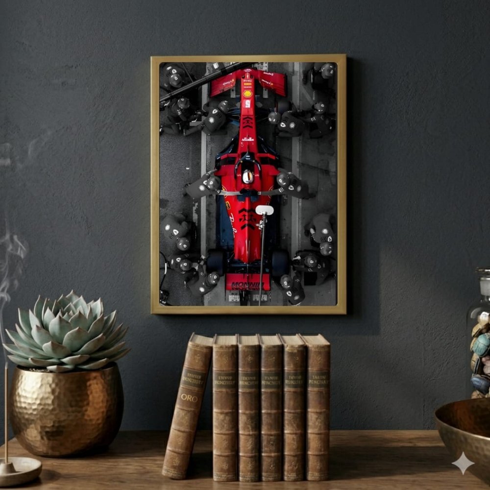 Ferrari f1 - Vibes DistrictFerrari f1 poster GoldVibes District