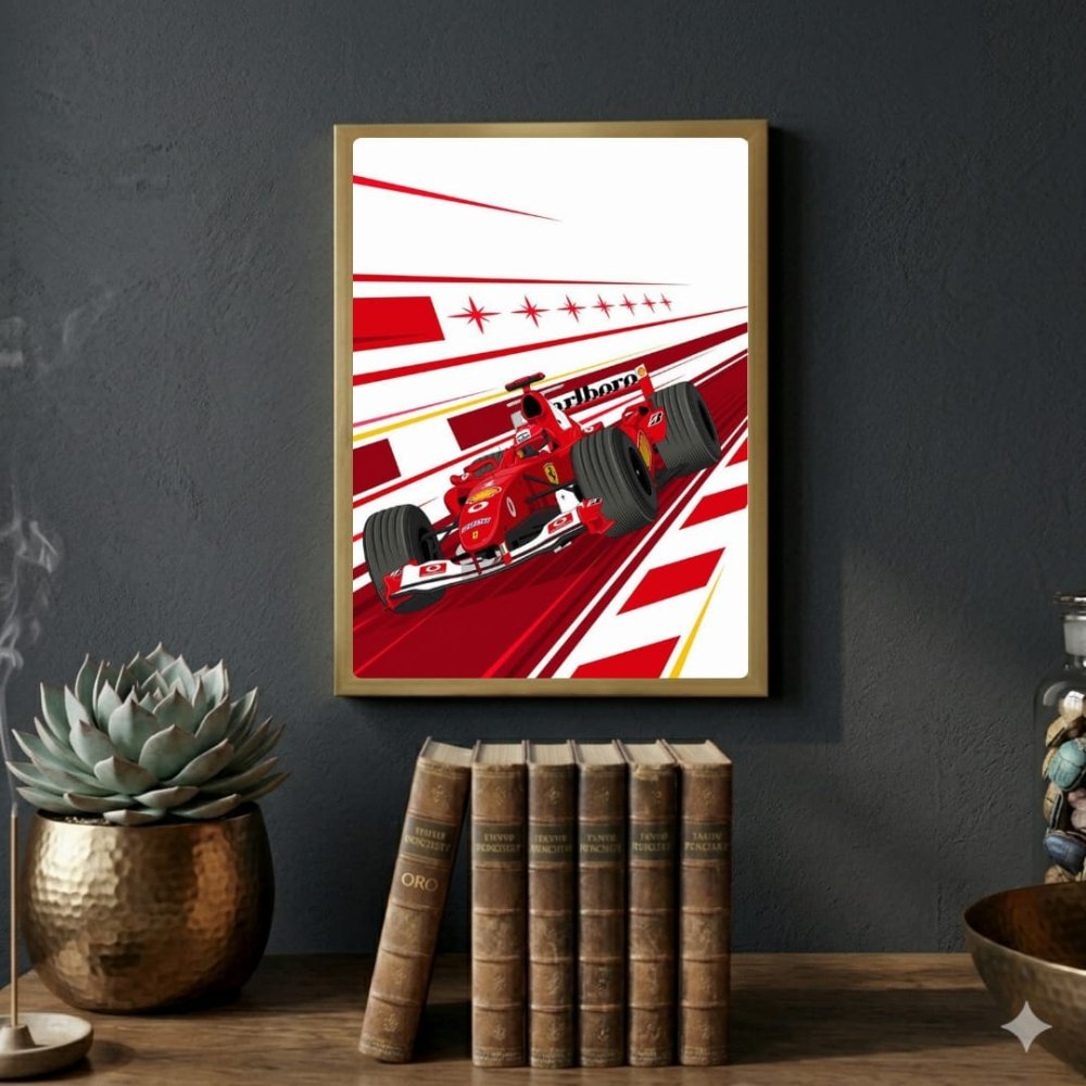 ferrari f1 - Vibes Districtferrari f1 poster GoldVibes District