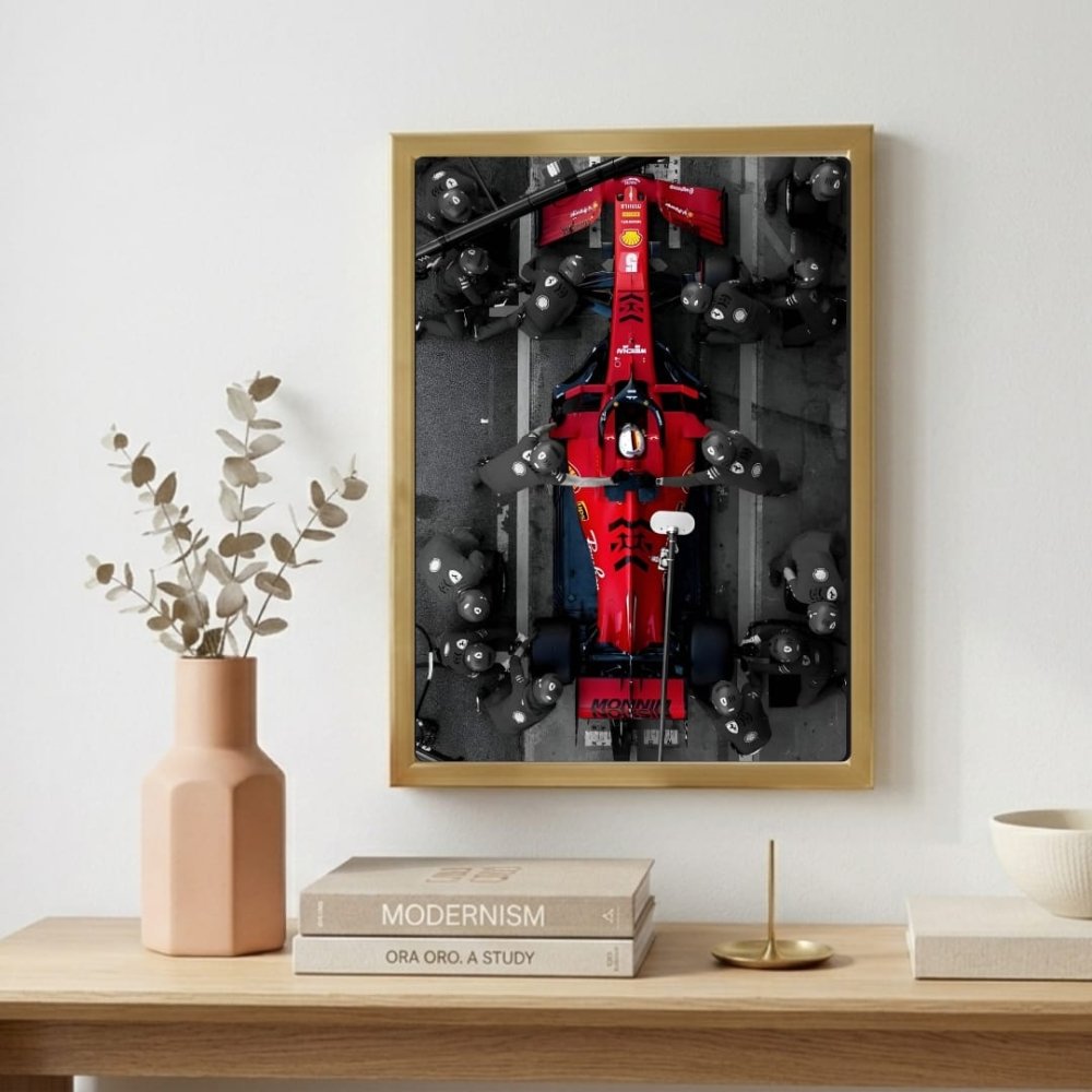 Ferrari f1 - Vibes DistrictFerrari f1 poster GoldVibes District