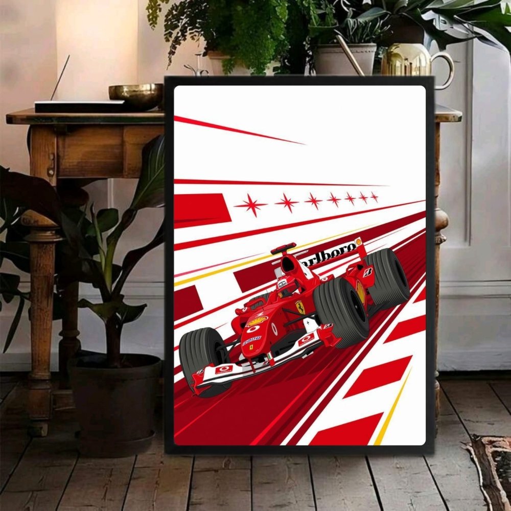 ferrari f1 - Vibes Districtferrari f1 poster GoldVibes District