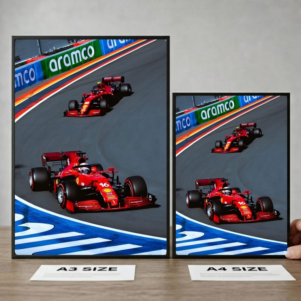 Ferrari f1 leclerc sainz - Vibes DistrictFerrari f1 leclerc sainz poster GoldVibes District