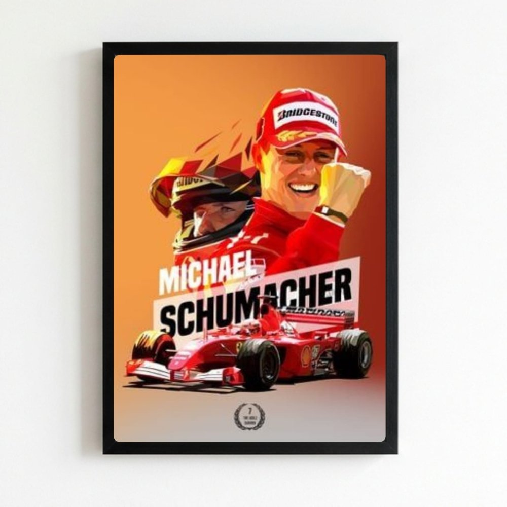 ferrari f1 schumacher - Vibes Districtferrari f1 schumacher poster NeroVibes District