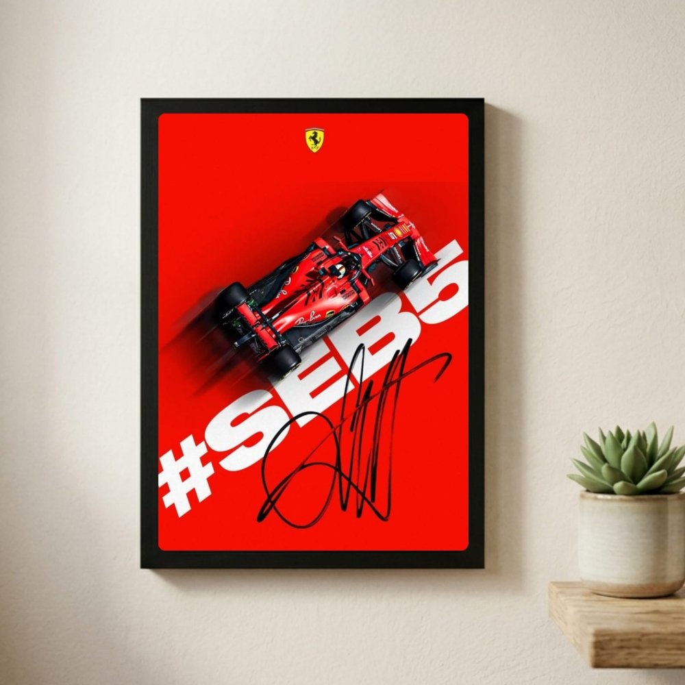 ferrari f1 sebastian vettel - Vibes Districtferrari f1 sebastian vettel poster GoldVibes District