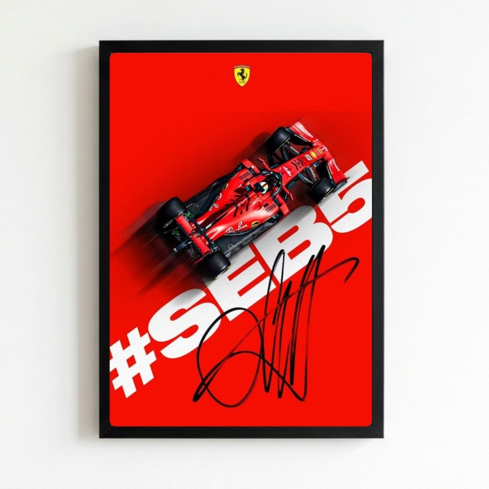 ferrari f1 sebastian vettel - Vibes Districtferrari f1 sebastian vettel poster NeroVibes District
