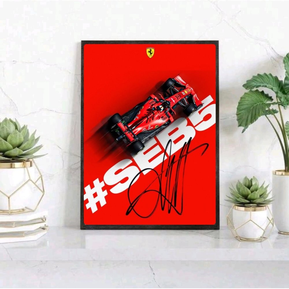 ferrari f1 sebastian vettel - Vibes Districtferrari f1 sebastian vettel poster GoldVibes District
